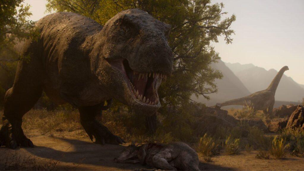 Tiranosaurus Rex en The Dinosaur, la nueva serie documental de Steven Spielberg estrenada en Netflix