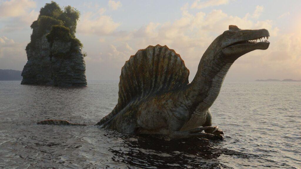 Spinosaurus en la nueva serie documental de Netflix The Dinosaur producida por Steven Spielberg